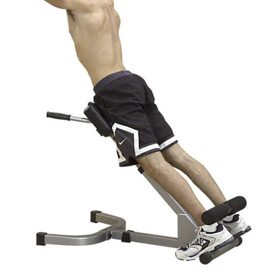 Body-Solid 45 Degree Back Hyperextension action view