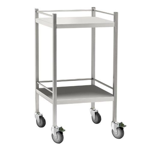 Dalcross 2 Shelf Trolley with Rails
