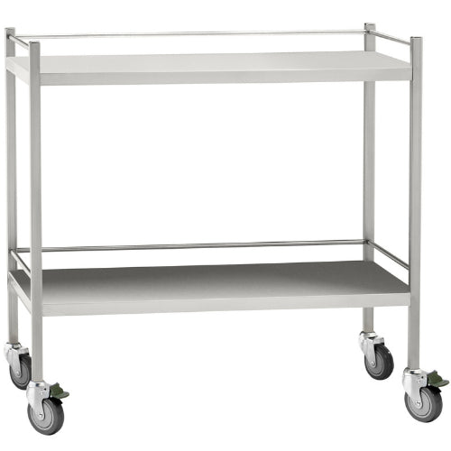 Dalcross 2 Shelf Trolley with Rails