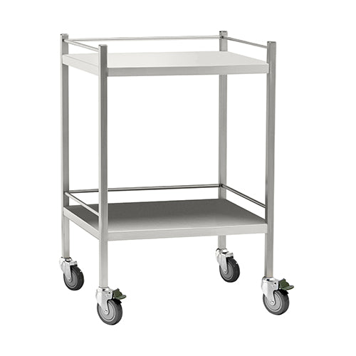 Dalcross 2 Shelf Trolley with Rails