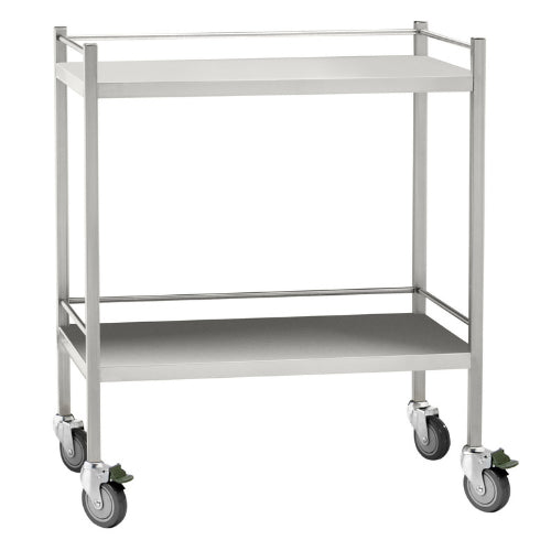 Dalcross 2 Shelf Trolley with Rails