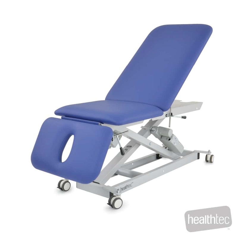 Healthtec LynX Treatment Table Three Section upright view