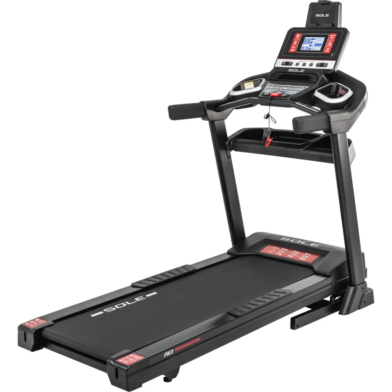 Sole F63 Treadmill front view