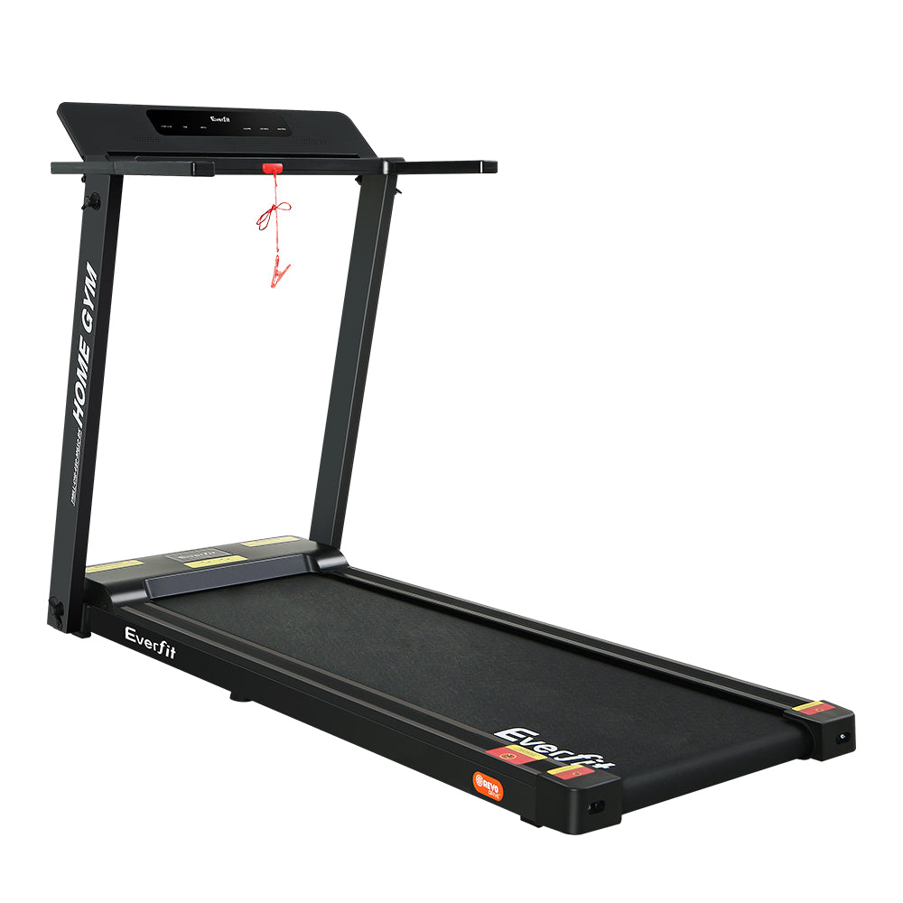 everfit treadmill home gym fully foldable 450mm front view