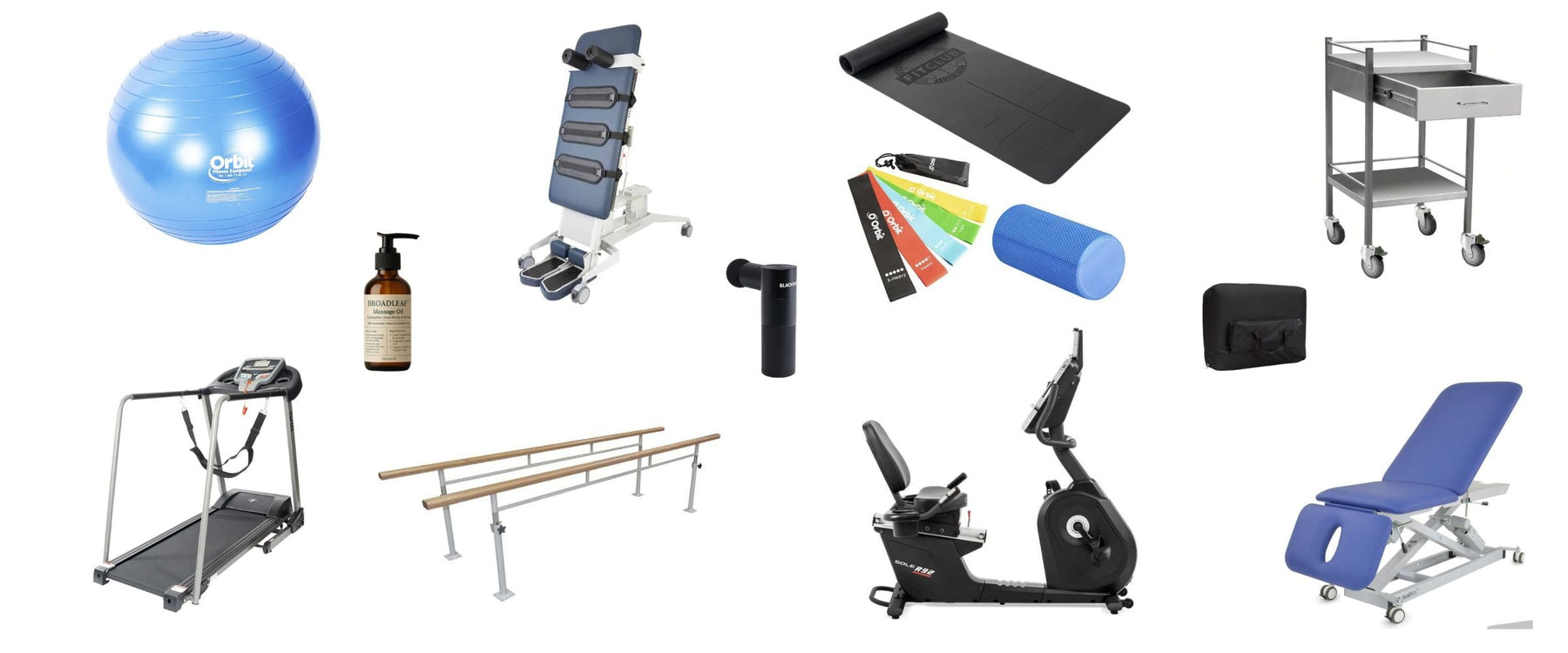Equipment used in physiotherapy list collage