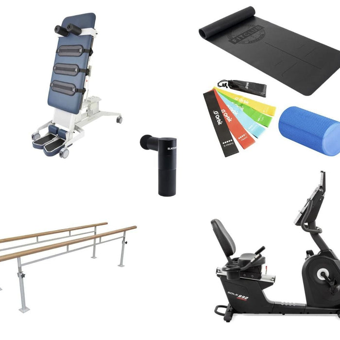 Equipment used in physiotherapy list collage