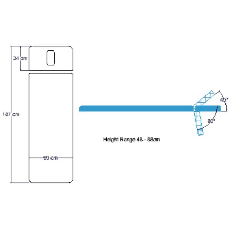 ABCO_Physio_C_2_Section_Treatment_Table_height range