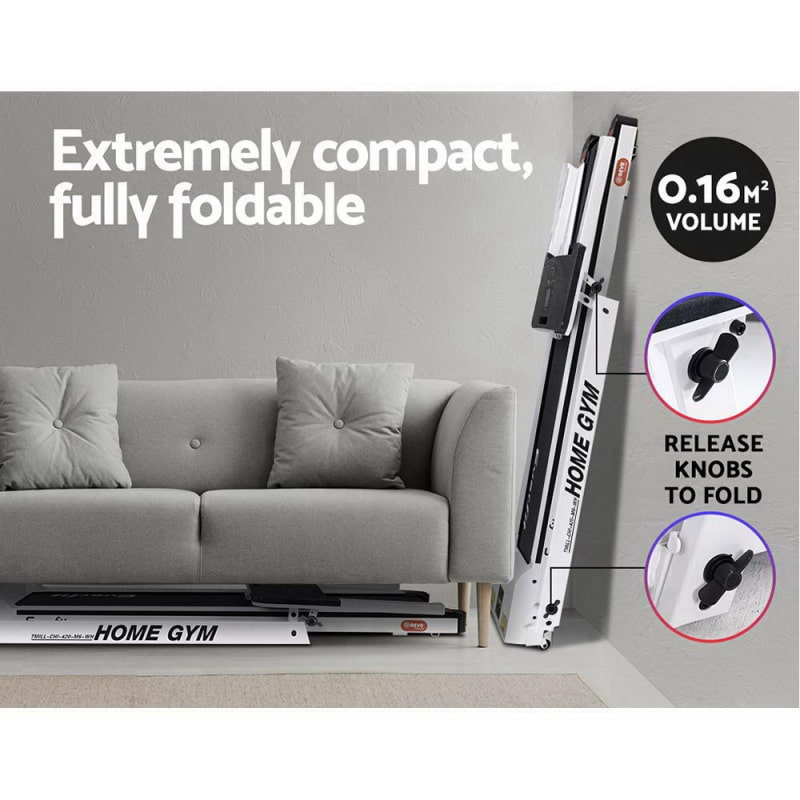 Everfit electric treadmill 420mm folded up