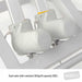 Healthtec Bariatric Neurological Bobath Plinth dual motor close up