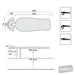 Healthtec SC Contour Massage Table height ranges