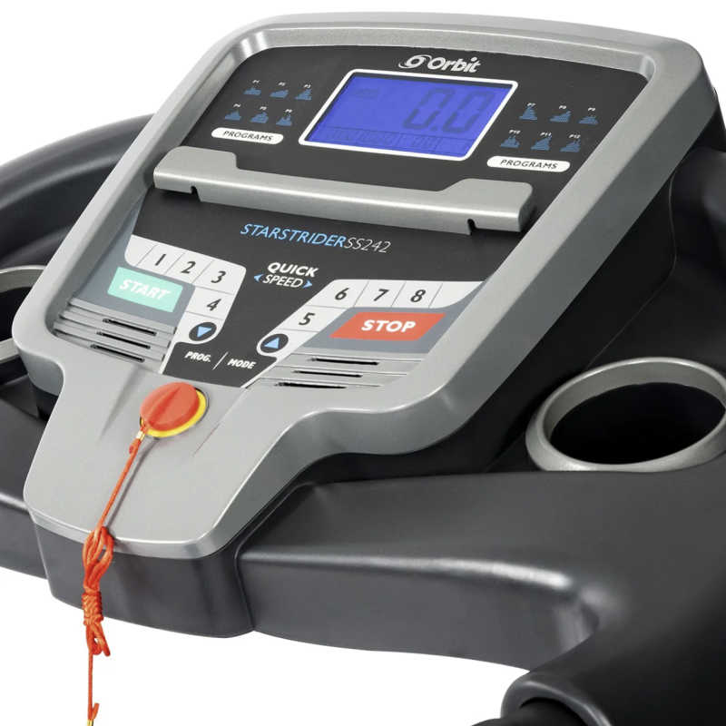 Orbit SteadyStrider Treadmill with Safety Rails