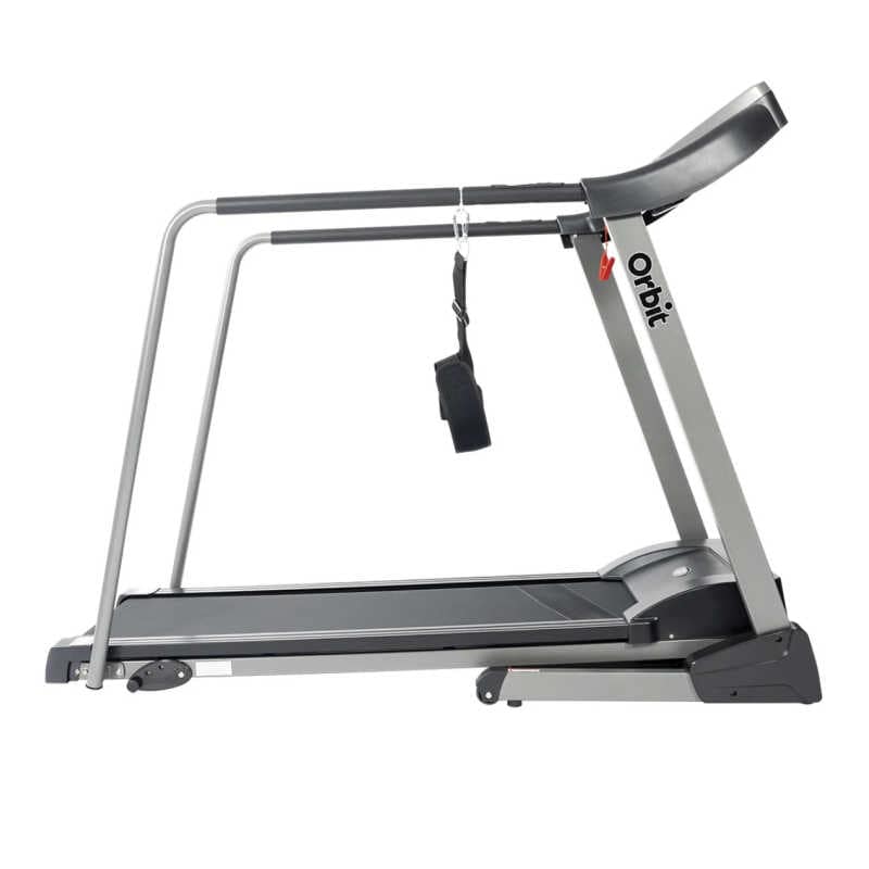 Orbit Steady Strider Treadmill with Safety Rails side view