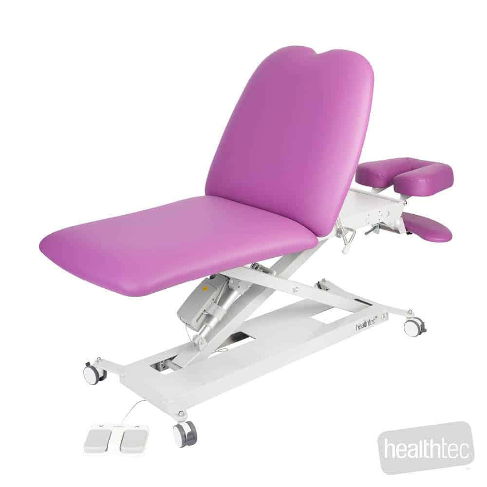 Healthtec SX Manipulation Table Two Section with Lift Up Back Rest