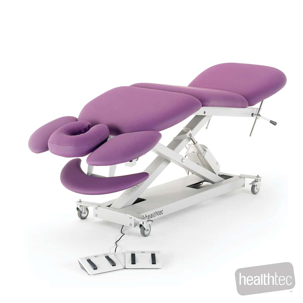 Healthtec SX Contour Massage Table with Mid-Lift and Tail-Lift