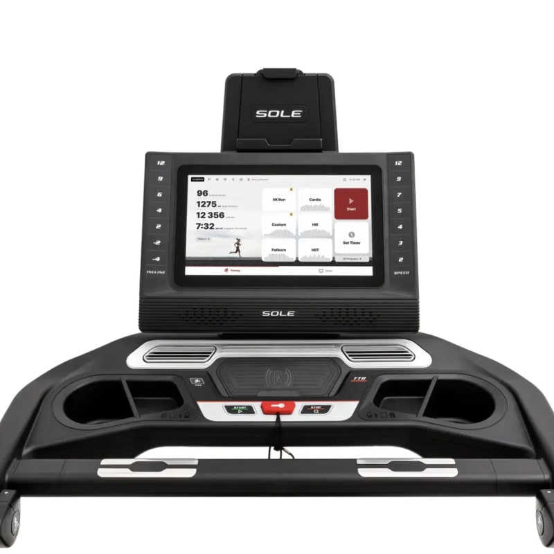 Sole TT8 Treadmill screen view 