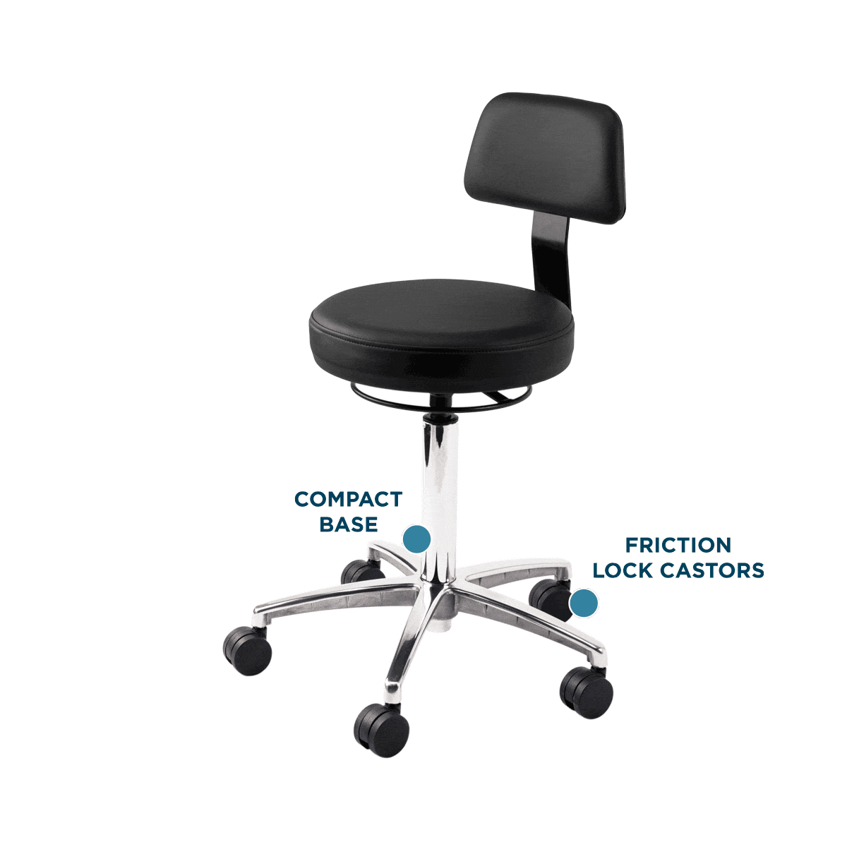 Volta Gas Lift Stool gif