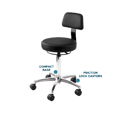 Volta Gas Lift Stool gif