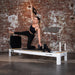 contour pro aluminium pilates reformer machine action shot