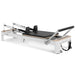 contour pro aluminium pilates reformer machine rear view
