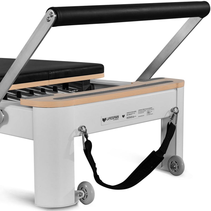 contour pro aluminium pilates reformer machine springs view
