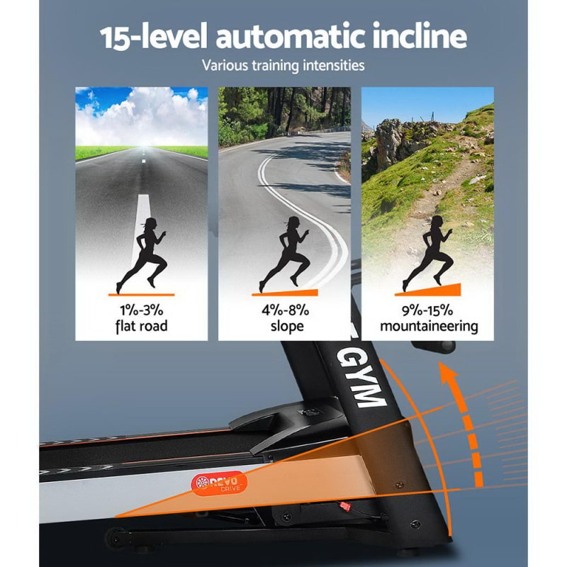 everfit electric treadmill 450 auto incline