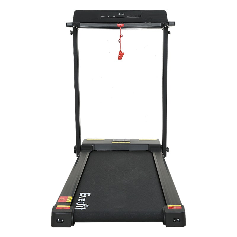 everfit treadmill home gym fully foldable 450mm rear view 