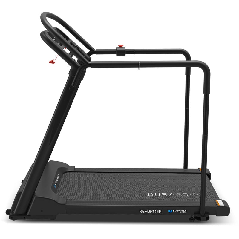 lifespan fitness reformer treadmill side view