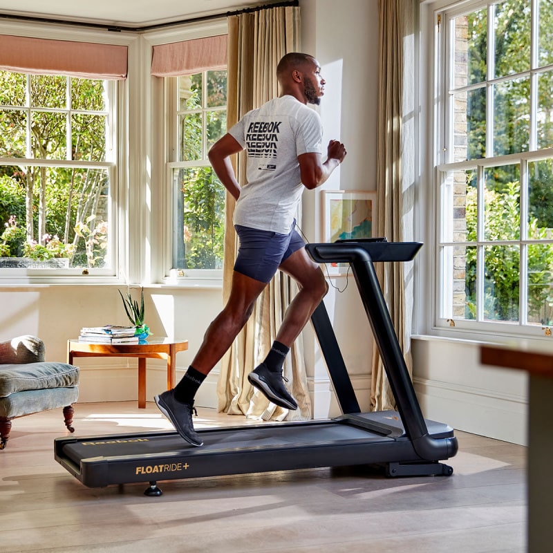 reebok fr30z floatride treadmill action shot